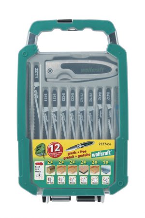 Wolfcraft 11 x pilové plátky + 1 kapesní nůž 2377000