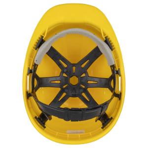 Wolfcraft Průmyslová ochranná přilba (Hard Hat), žlutá 4966000